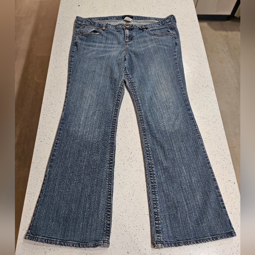 Z. Cavaricci 20W Blue Flared Jeans